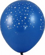 Luftballons 'Sterne' O 300 mm, Größe 'L',   5 Stk.