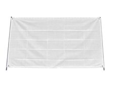 Bauzaunnetz ge�st 1,80 x 3,45 m 150 g/m� wei�