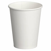 Hei- und Kaltgetrnkebecher wei, Pappe beschichtet,  8oz., 200 ml, 1000 Stk.