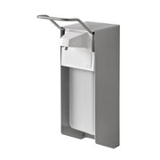 TEMDEX Desinfektionsmittelspender 175x110x330mm Alugeh�use mit Edelstahlpumpe 1000ml, kurzer Armhebel