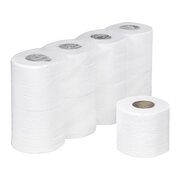 Ecoline Toilettenpapier 3-lagig aus Zellstoff  250 Blatt 9,6x11,3 cm, 56 Rollen