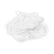 Elastische Kordel Elastikband zur Mundschutzmaskenherstellung weiss O 2 mm 10m