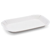 BIONATURE Pappschalen aus Frischfaser oval 23 x 15 x 2 cm fettdicht, 100 Stk.