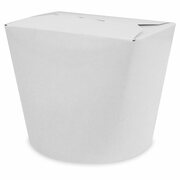 Food Box Take Away Box 100x88x95mm 750ml aus Vollpappe beschichtet wei, 50 Stk.