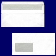 Briefumschlag DL-C5/6 220x110mm, 75gr. SK MF, weiß, 1000 Stk.
