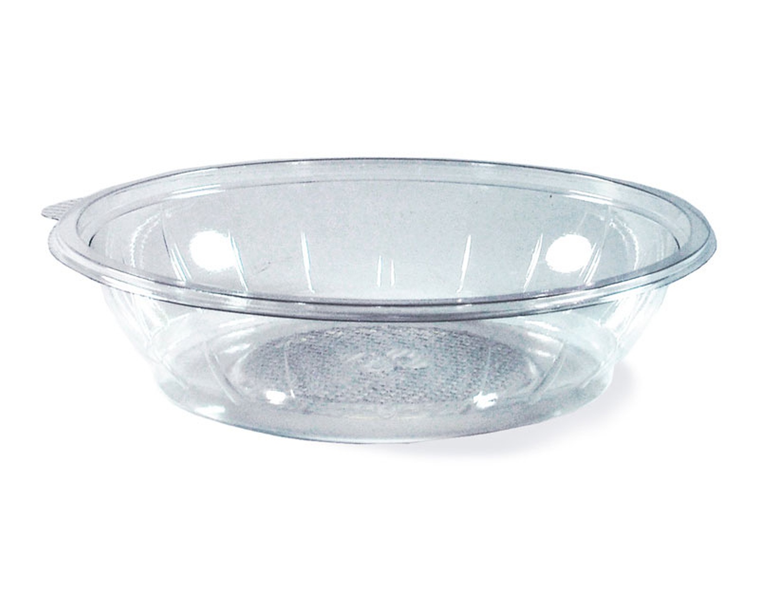 Salatschalen rund  23 x 5,1 cm klar 1000 ml (PET), 50 Stk.