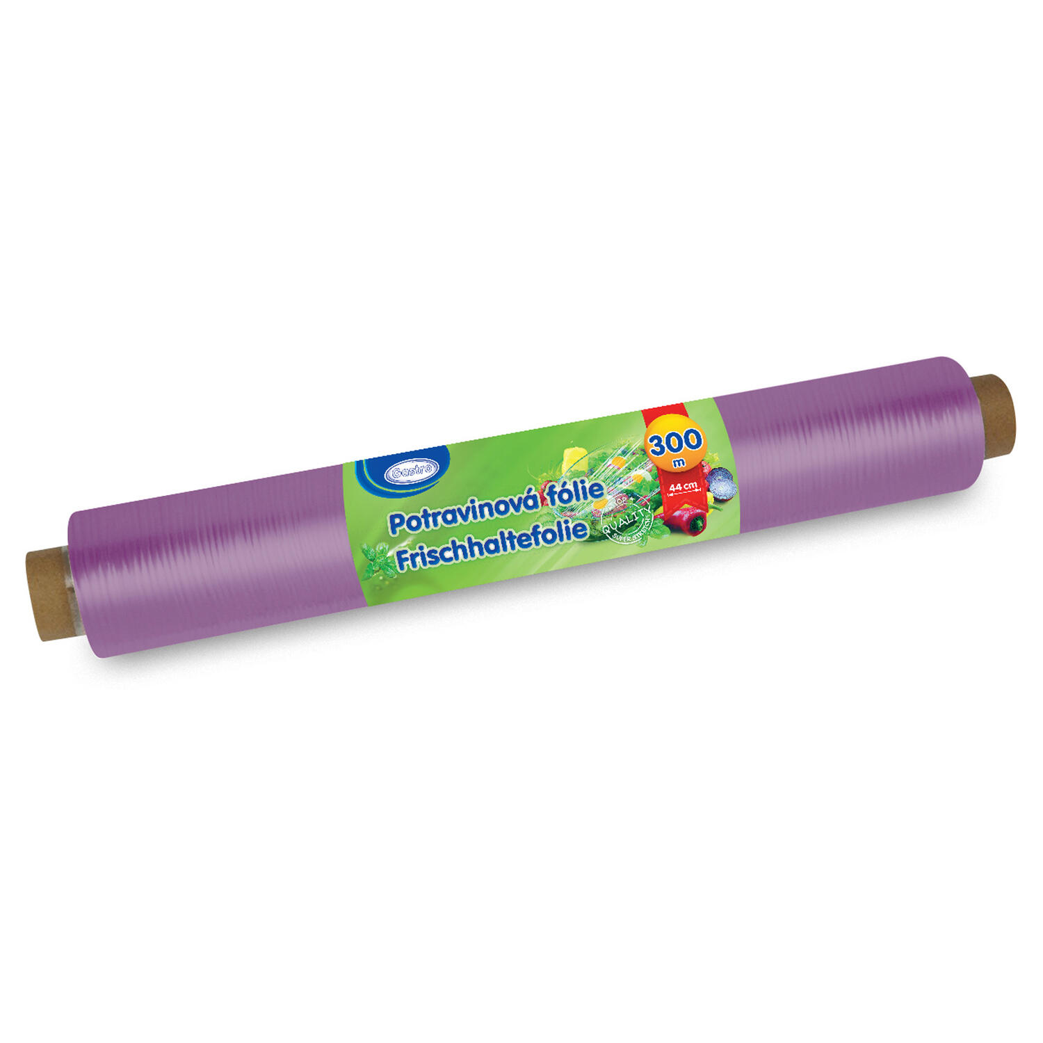 Frischhaltefolie Haushaltsfolie aus PVC, 44 cm x 300 m, einzeln verpackt