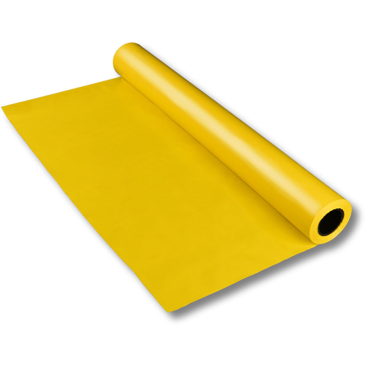 LDPE-Folie Dekofolie Tischdecke gelb opak, 2300mm x 50m, 100my