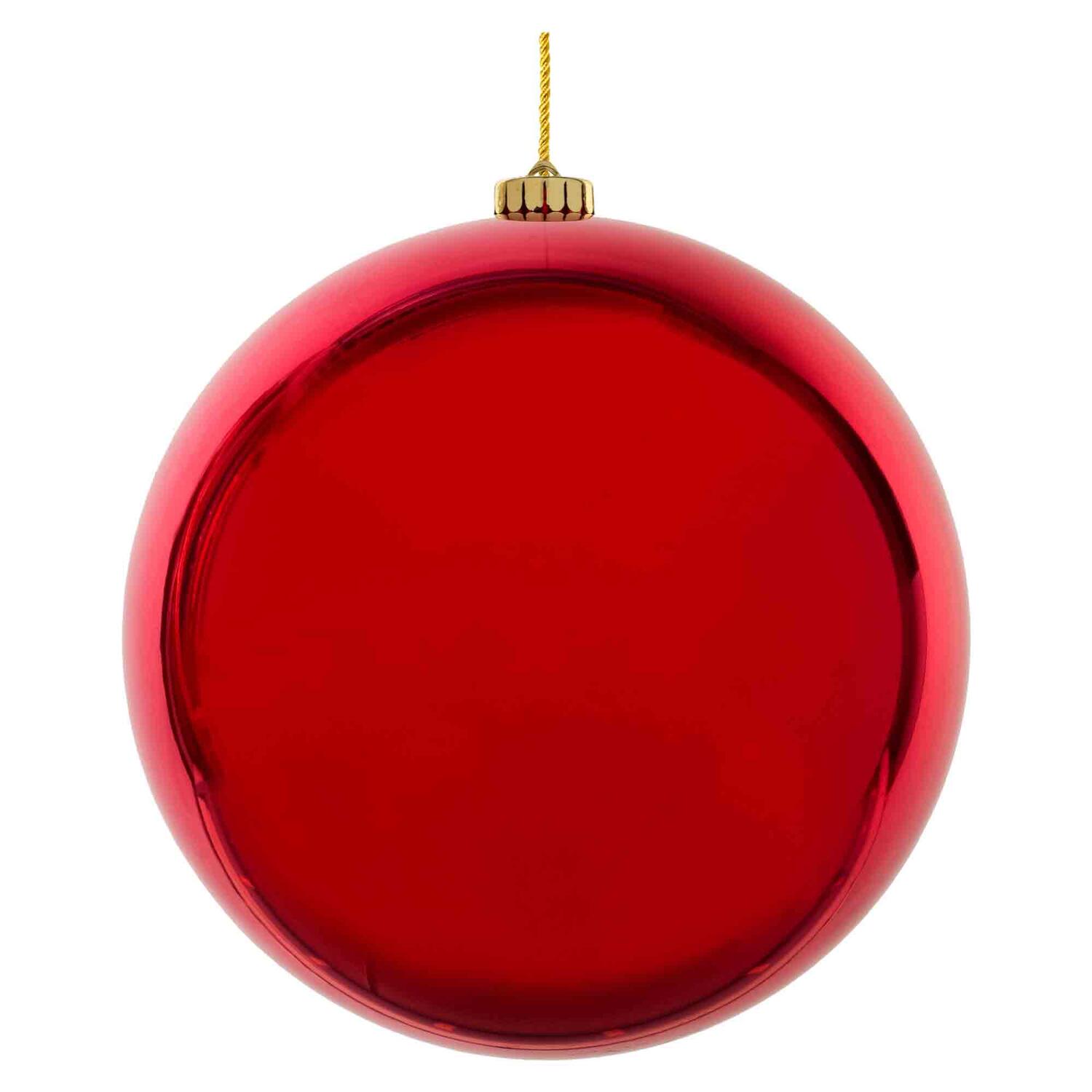 Weihnachtskugeln Christbaumkugeln XXL aus Kunststoff rot 25cm, 1 Stk.