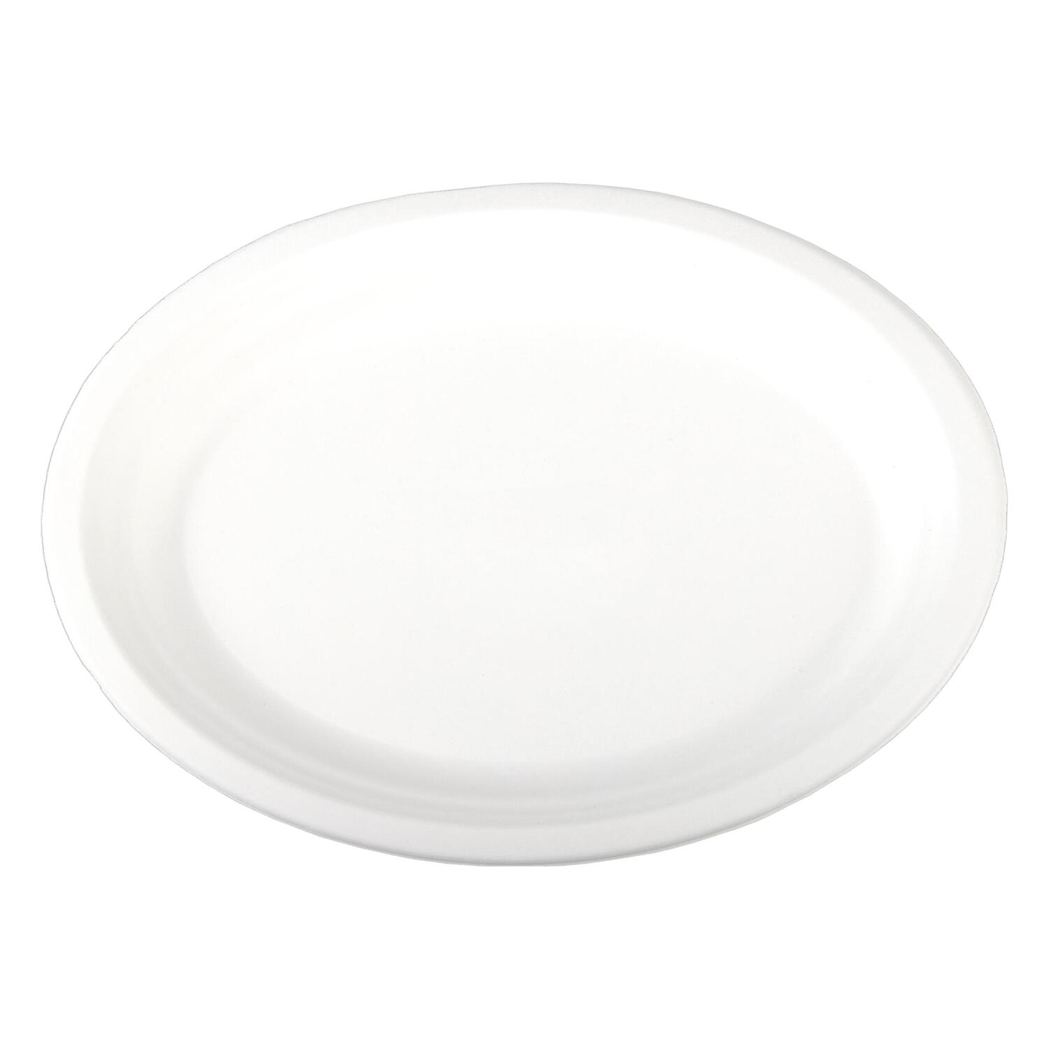 PlattenausBagasse,naturwei,oval32x25cm,50Stk.