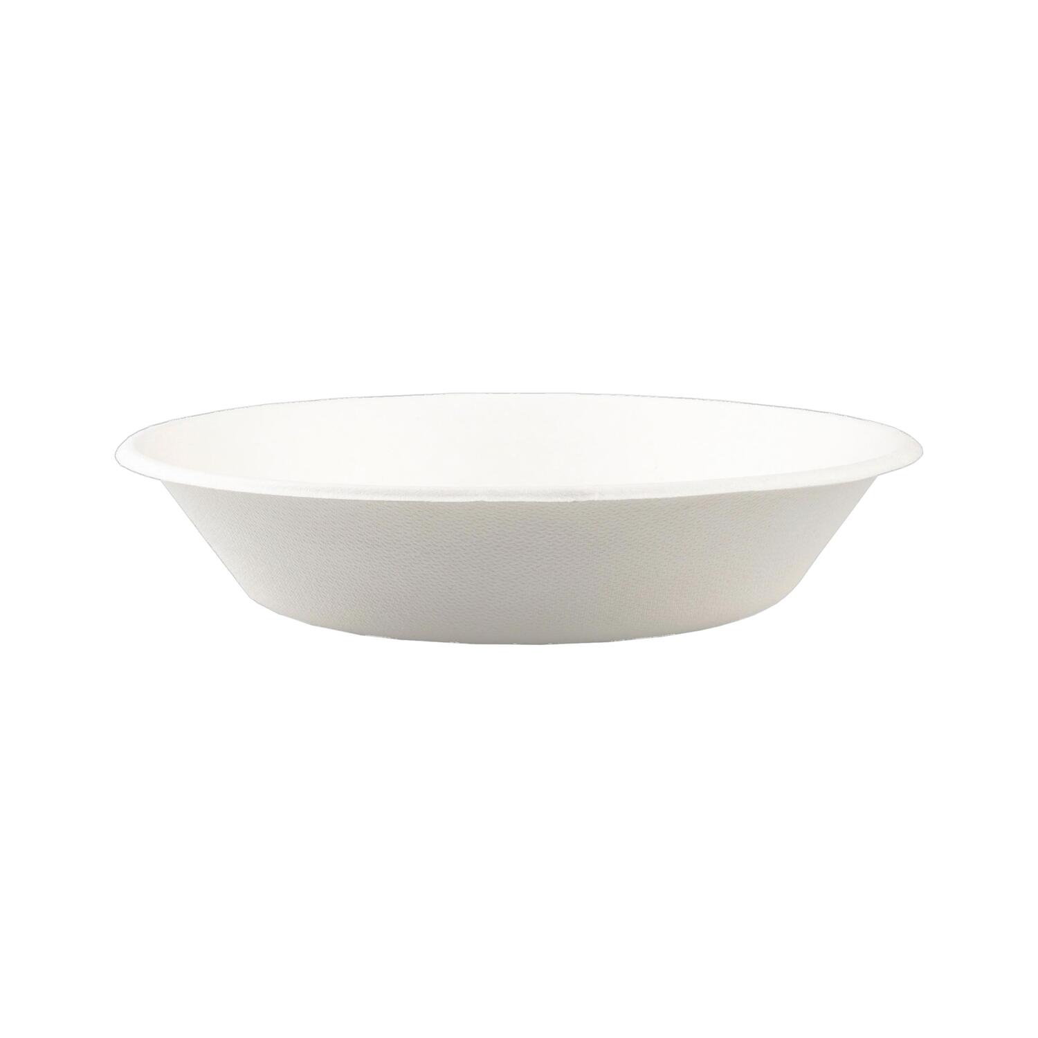 SchalenausBagasse,800ml,naturwei,rund17cm,50Stk.