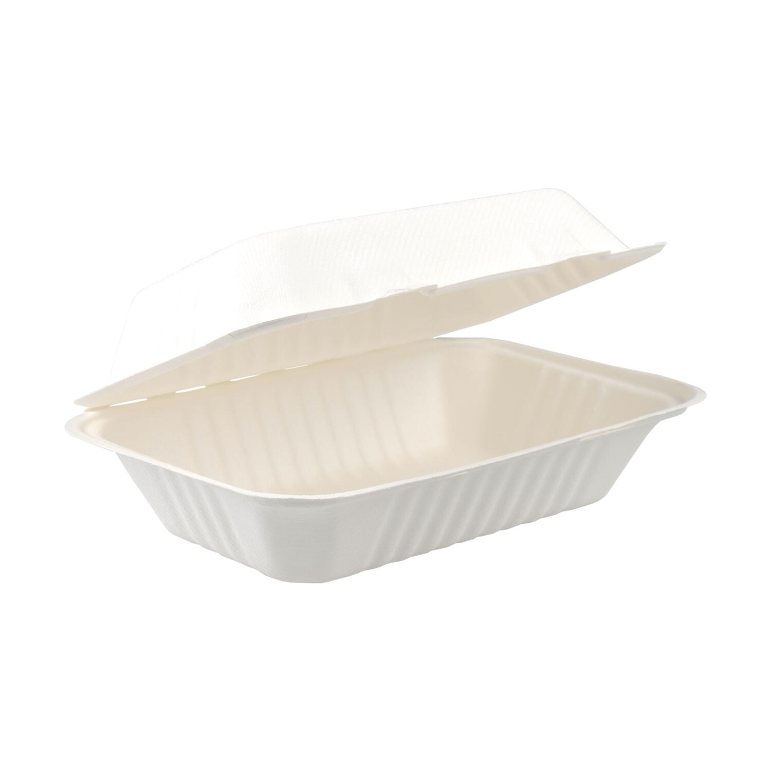 MenboxenausBagasse,naturwei,23x15cm,25Stk.