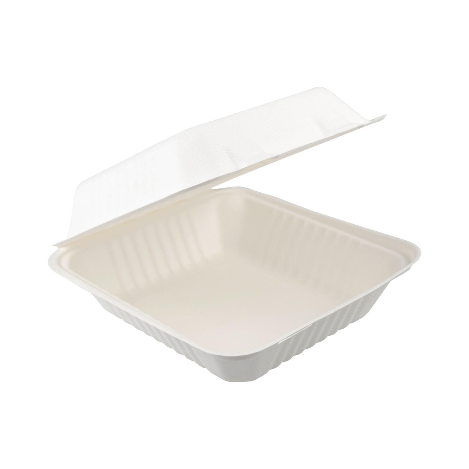 MenboxenausBagasse,naturwei,22x20cm,25Stk.