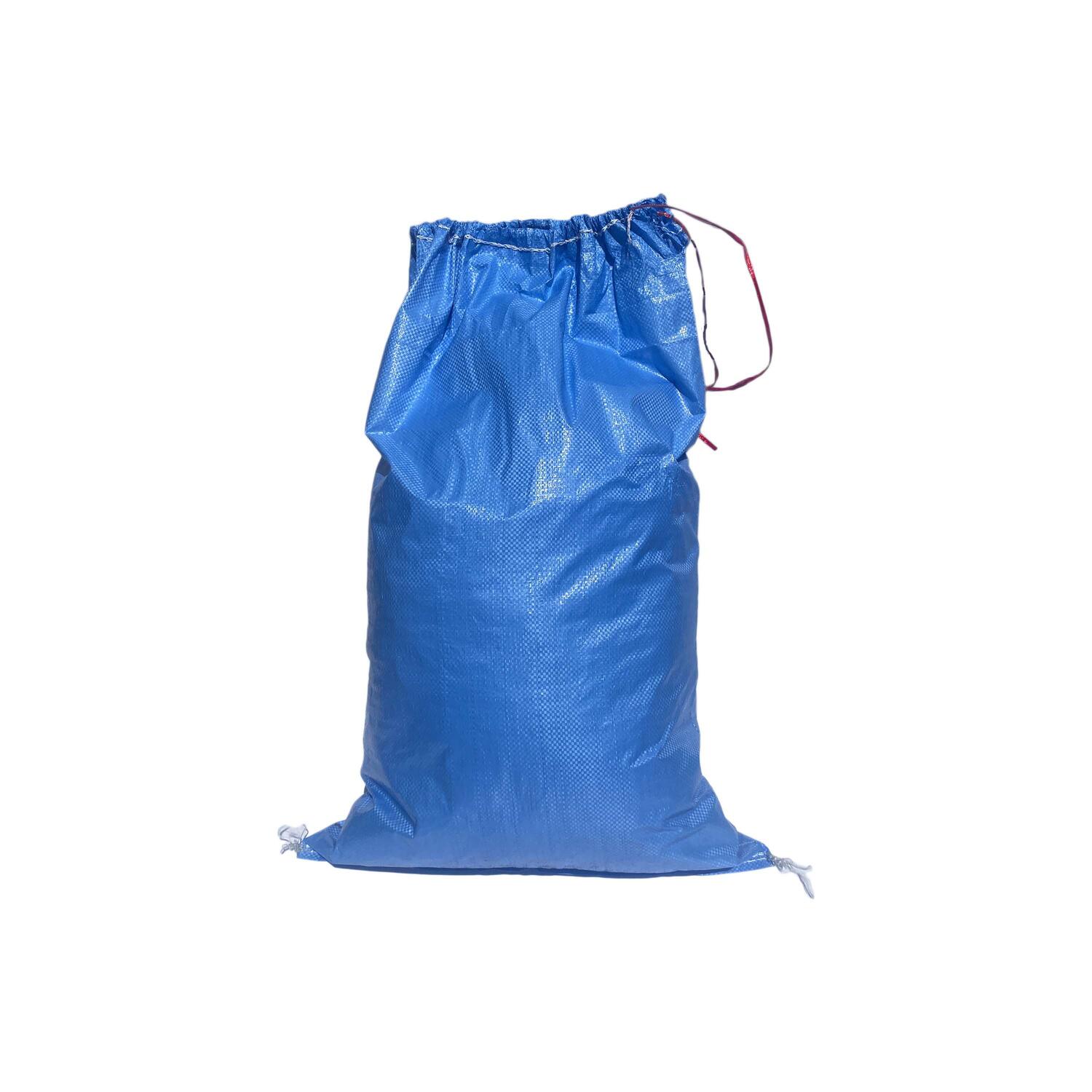 Schwerlastsack Gewebesack Hochwassersack Getreidesack Lagersack 500 x 800 mm PP 30kg mit Band, BLAU