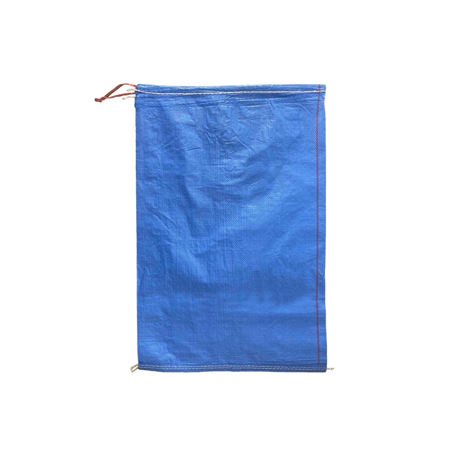 Schwerlastsack Gewebesack Hochwassersack Getreidesack Lagersack 500 x 800 mm PP 30kg mit Band, BLAU