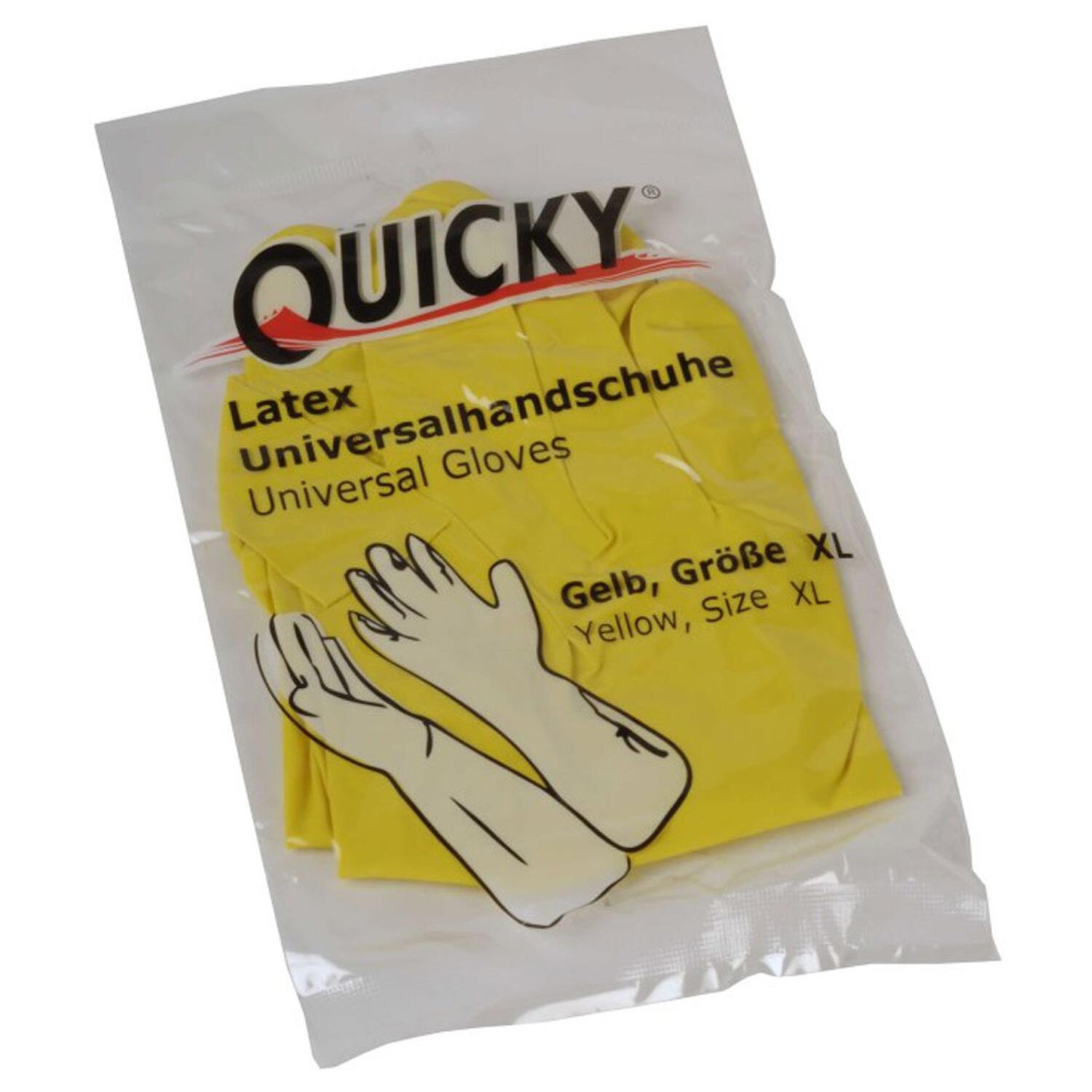 Haushaltshandschuhe Universalhandschuhe gelb aus Latex Gr. XL, 1 Paar