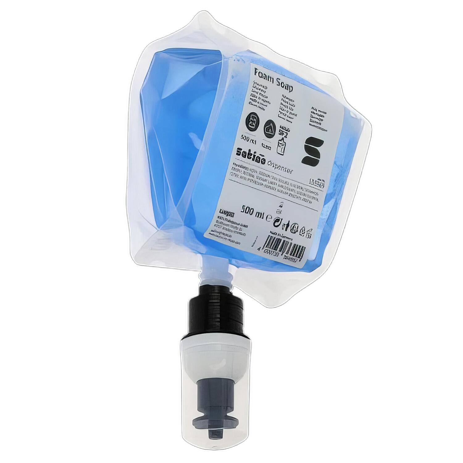 Satino by Wepa Seifenschaumbeutel, System SF2, 6 Flaschen a 500 ml