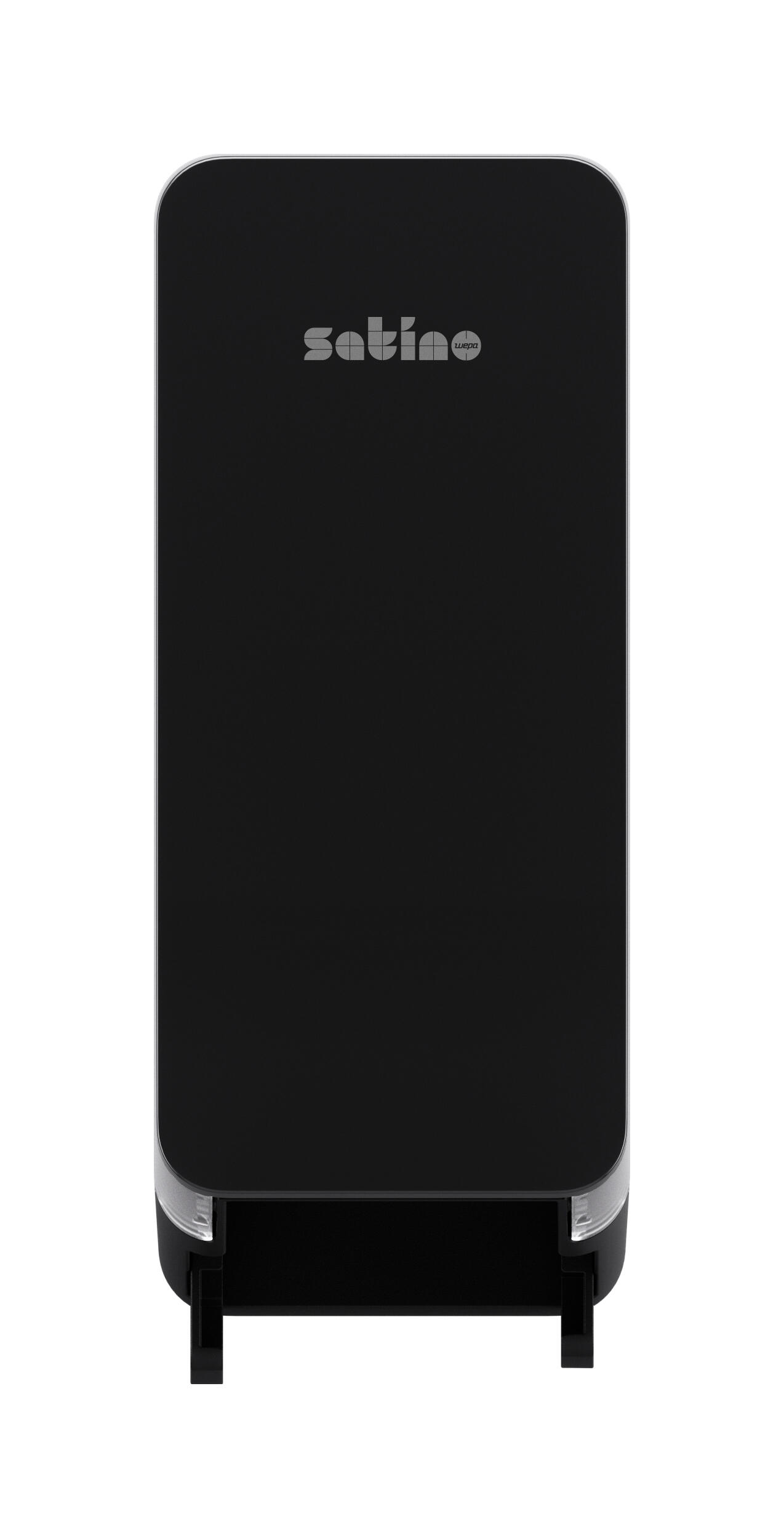 Satino System Doppelrollen Toilettenpapierspender JT3 System schwarz