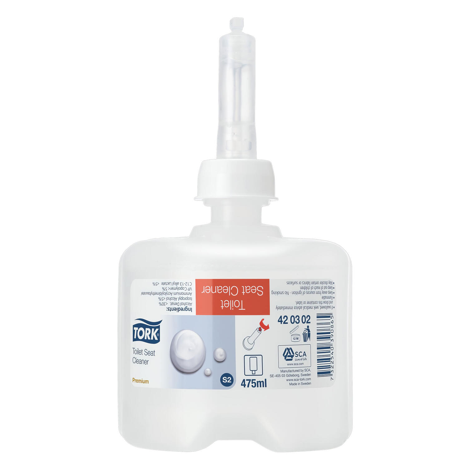 Tork Toilettensitzreiniger 8 Flaschen je 475ml