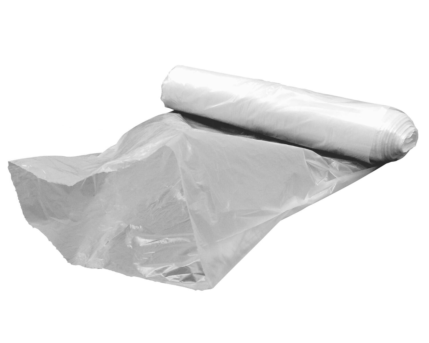 Universal Flachbeutel HDPE transparent, gerollt, 20 x 30 cm, 100 Stk.