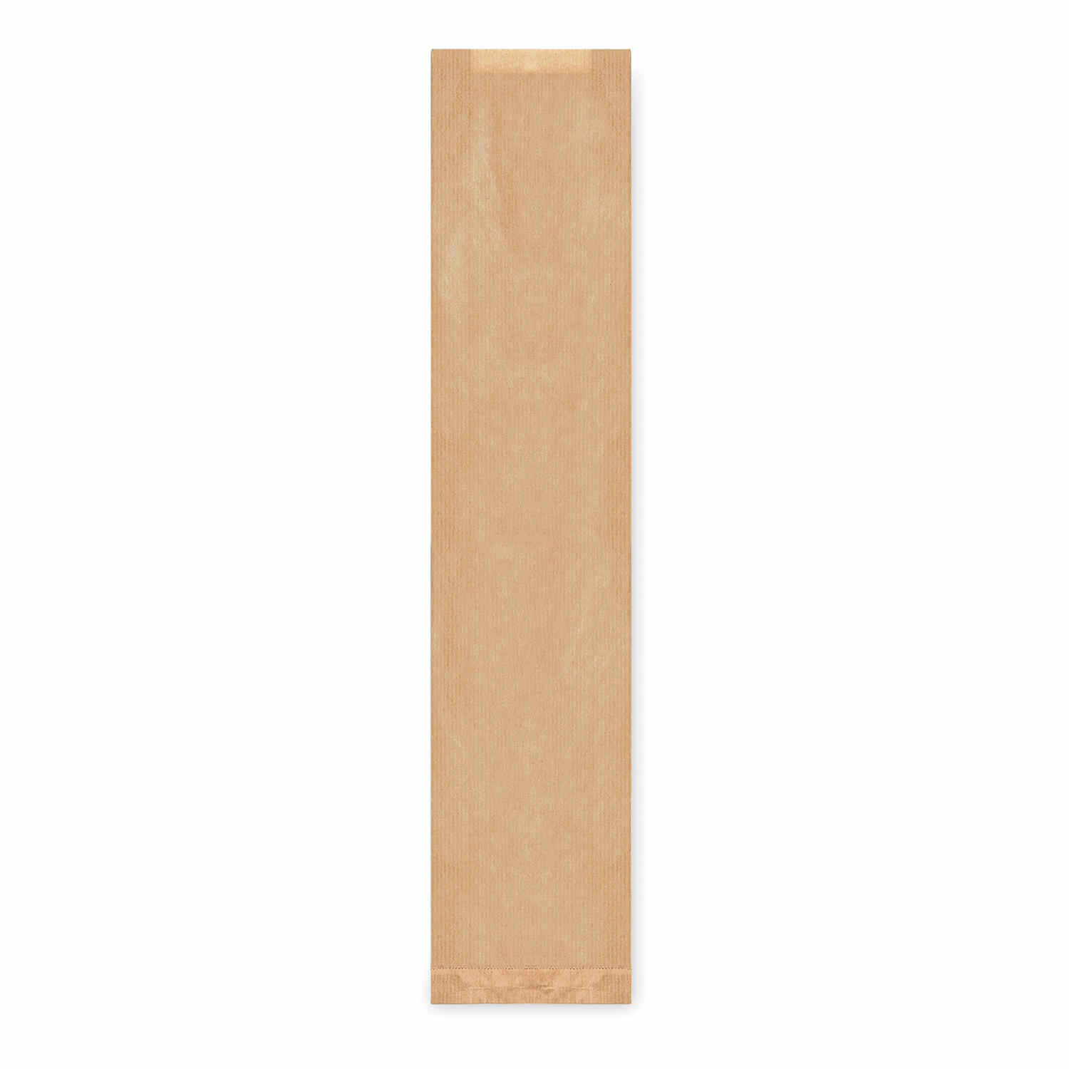 Papierfaltenbeutel Papiertten braun fr Baguettes 12 + 5 x 59 cm, 1000 Stk.