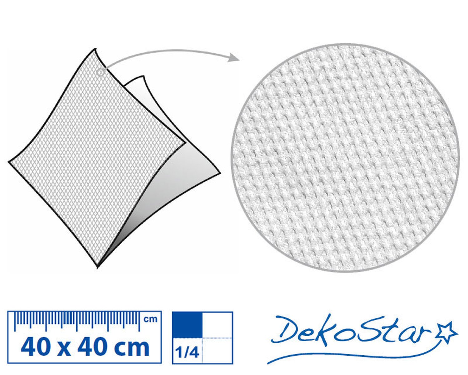 Servietten DekoStar 40 x 40 cm, gelbgrn, 40 Stk.